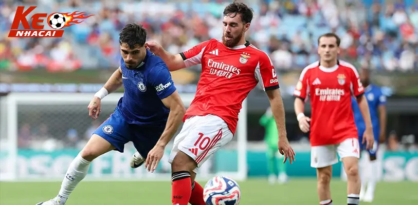 Cầu thủ Chelsea liên tục khoét sâu hành lang cánh Benfica
